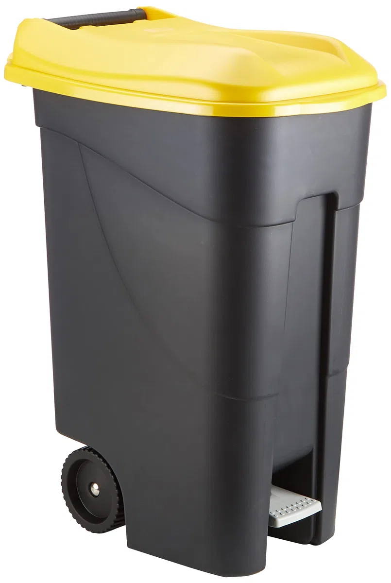Tayg 80P Poubelle Noir/jaune 80 l