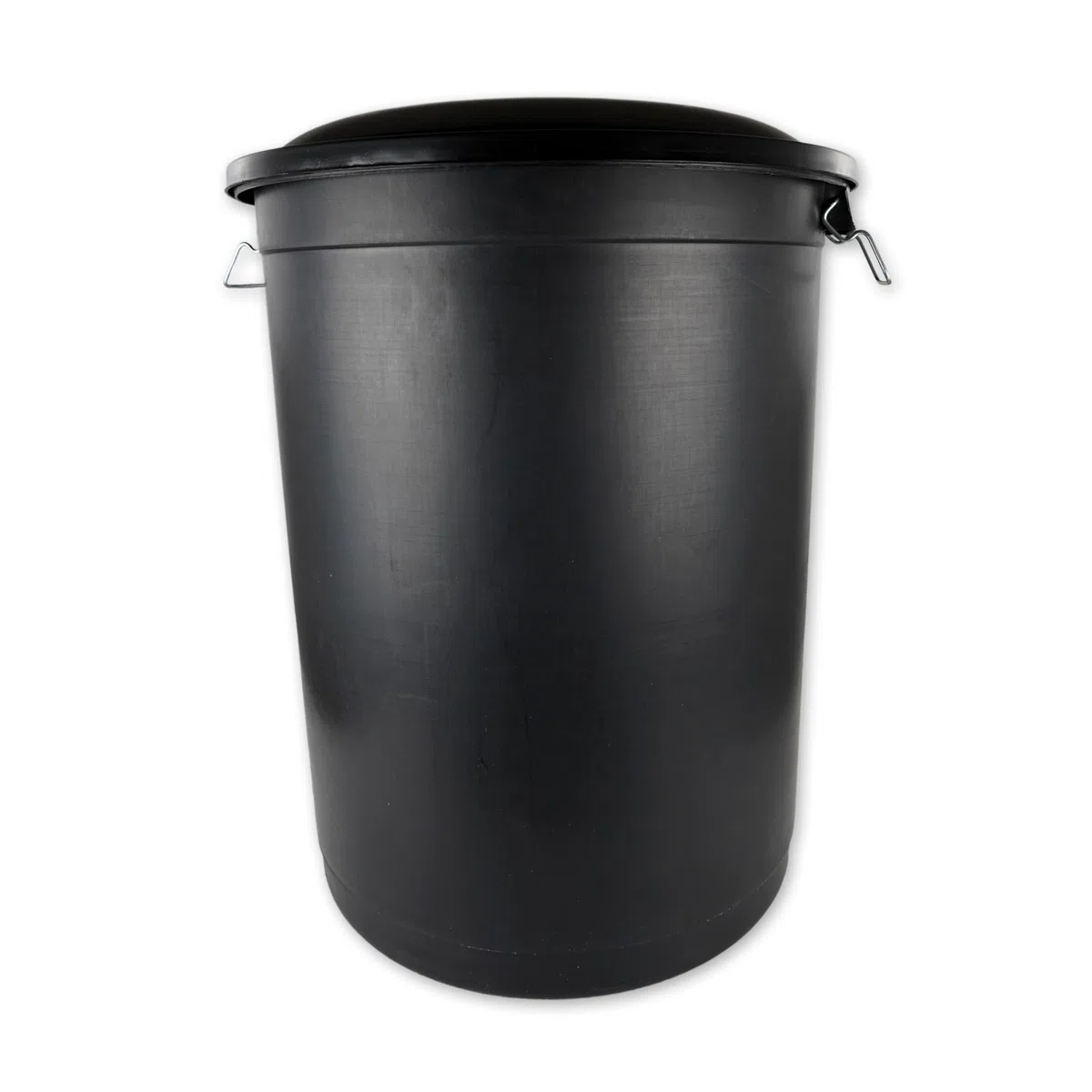 Pamex Poubelle avec couvercle Capacité : 100 litres. Spécial extérieur 100 litros Noir