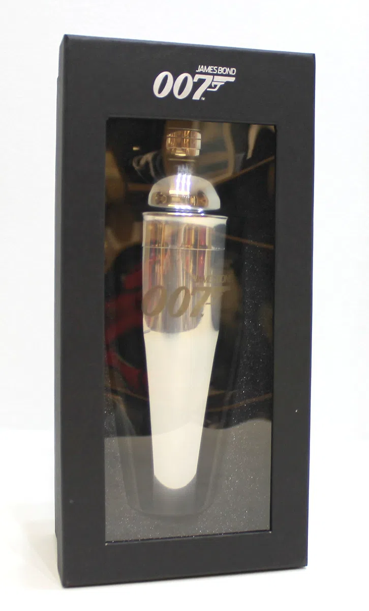 JAMES BOND 007 cocktail shaker silver * new & boxed - collectable by James Bond