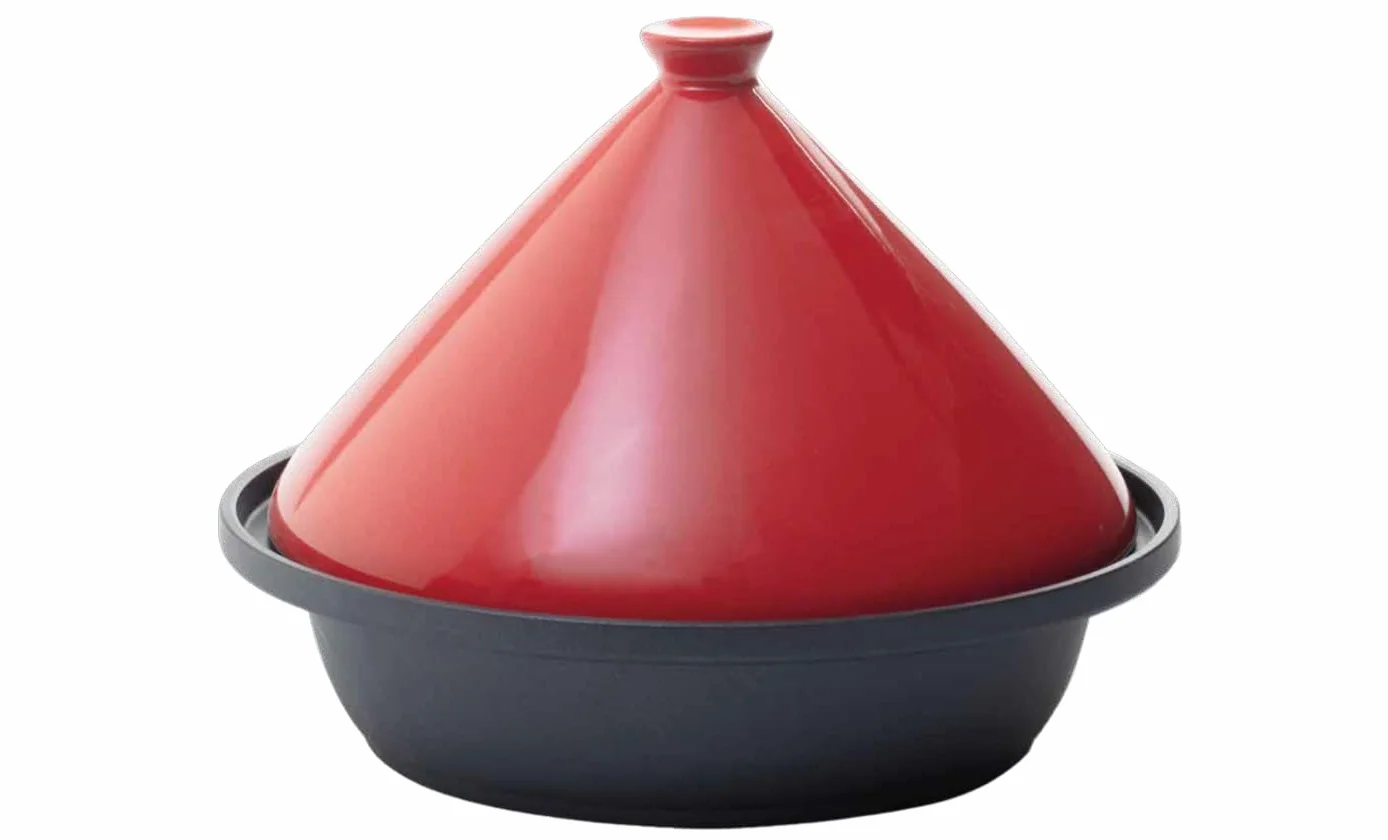 Tajine Induction et Vitro-céramique INOX (Rouge)